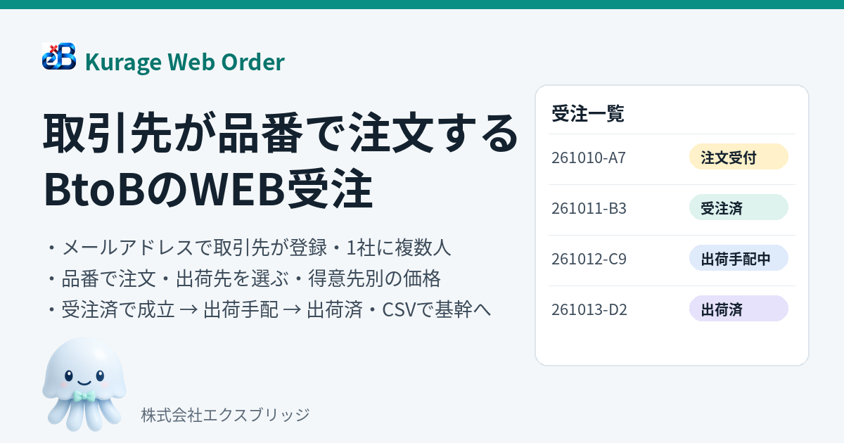 受発注システムをオンプレミスで|FAX注文をWEB受注に